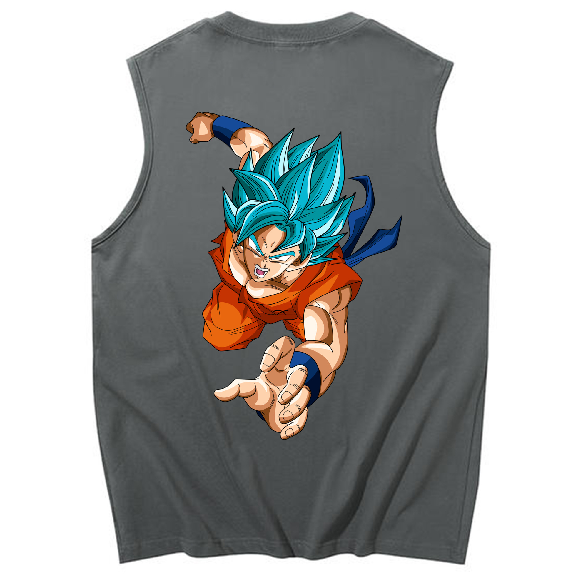 （画像用） ドラゴンボール ベジット DRAGON BALL Vegetto コットン100％タンクトップ（背面プリント）